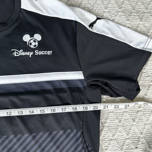Puma Disney Soccer Jersey Black Gray Men's XL Mickey Mouse Graphic - Picture 6 of 7